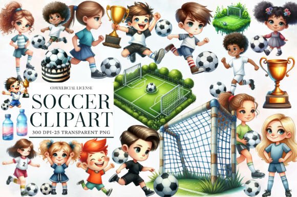 Download Watercolor Soccer Clipart - Premium Resources